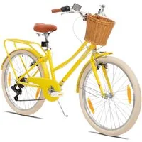 JOYSTAR Kinderfahrrad KEANO Poppy Kinderfahrrad für Mädchen 20 & 24 Zoll mit Korb
