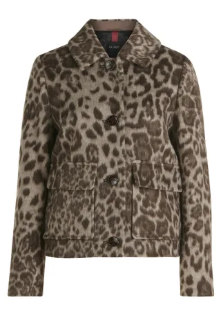 Gil Bret - Jacke mit Animal-Print braun - Gr. - 38