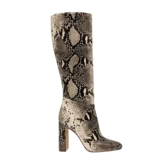 Steve Madden - Schlangenhaut Kniehohe Stiefel für Damen (Hellbeige/Natürliche Schlange)