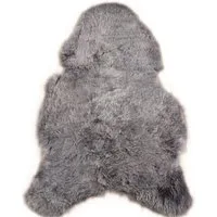 KUHFELL online & NOMAD Fellteppich Echtes großes Lammfell Schaffell Teppich in Weiß Schwarz Blau Braun, Atmungsaktiv, Temperaturausgleichend, Antibakteriell