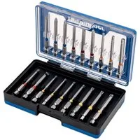 HM Müllner Werkzeuge Bit-Set 18-tlg. 75mm lang Schrauberbits Farbleitsystem Bitsatz, 18-St., Kunststoffbox, 18-teiliges Set