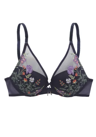 LASCANA - Lascana 36105935 28264_navy-flower 28264_navy-flower - Gr. - 75C