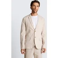 TOM TAILOR Sakko Blazer Sakko mit Leinenanteil