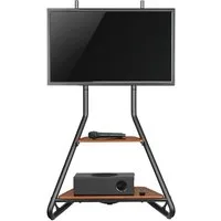 Maclean TV-Ständer MC-455, (bis 75,00 Zoll, Eck-TV-Ständer im Bauhaus-Stil)