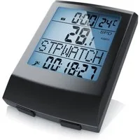 Aplic Fahrradcomputer kabellos, Sport Fahrradtacho, Radcomputer, Tachometer, 13 Funktionen, inkl. Geschwindigkeitssensor, Temperaturanzeige Hintergrundbeleuchtung