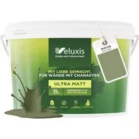 Veluxis Wandfarbe Veluxis® Wandfarbe Universal, Deckkraft-Klasse 1, Streifenfrei, tropfarm & VOC-frei