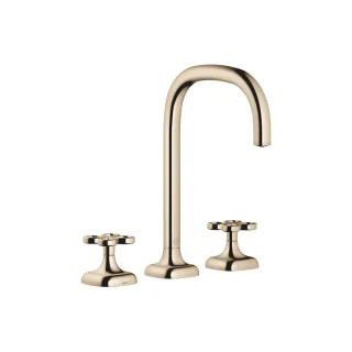 Dornbracht Waschtisch-Dreilochbatterie mit Ablaufgarnitur COYA 20713424 Champagne (22kt Gold),207134 20713424-47