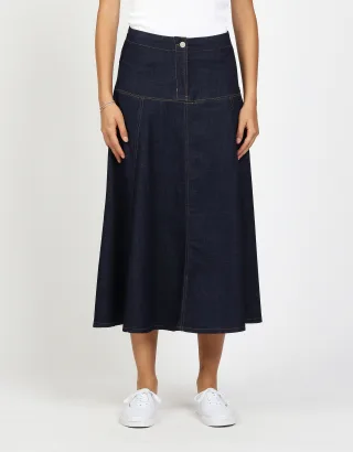 GANG Damen Röcke 94AMARA SKIRT - a-line fit prewashed