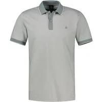 LERROS Poloshirt Kurzarm mit Logostickerei und abgesetzten Ärmeln und Kragen