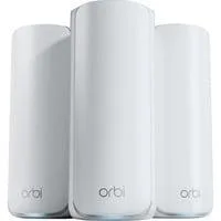 ORBI RBE773-100EUS WIFI 7 MESH Zusatzsatellit 3er Set, Mesh Access Point weiß, Tri-Band WiFi 7