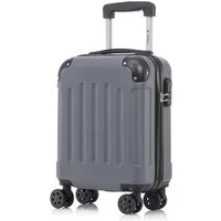 YONSLY Hartschalen-Trolley Hartschalen-Koffer Trolley 360° Rollen, robuster Reisekoffer, 4 Rollen, mit Zahlenschloss, für Business und Urlaub 46/55/66/76 cm