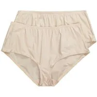 Ulla Popken Midislip Midislips 2er-Pack Nadelstreifen (2-St)