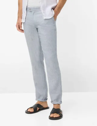 Brax Herren Chino Style FABIO PLATIN, hellgrau, Gr. 42/30
