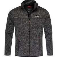 Amaci&Sons Fleecejacke HARVEY Fleecejacke Herren Strickfleece Sweatjacke Zipper Fleecepullover