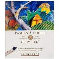 SENNELIER Pastellkreide 24 Ölpastellkreide-Sticks Landscape Farben