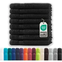 Devior Handtuch Set Frottierserie Elegance in vielen Farben, hochwertig mit 500 g/m², Gästetücher - 100% Baumwolle (8-St), 30x50 cm, ideal fürs Gästebad & kleine Handtuchhalter, geruchsneutral