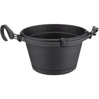 Elho Blumenampel Elho Hängeampel Green Basics schwarz Ø 28 cm