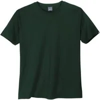 AHORN SPORTSWEAR Rundhalsshirt Ahorn Sportswear Basic T-Shirt dunkelgrün Übergröße