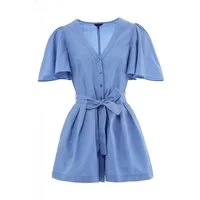 Salsa Klassische Bluse SALSA JEANS JUMPSUIT light blue 124335.8502