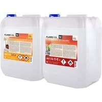 Höfer Chemie GmbH Bioethanol 2 x 10 L Probierset FLAMBIOL® Bioethanol, 20 l, (1-St), Saubere Verbrennung, geruchs- und rußfrei