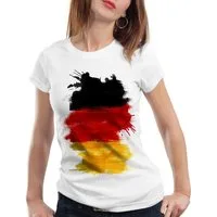 style3 T-Shirt Flagge Deutschland Fußball Sport Germany WM Fahne nationalmannschaft