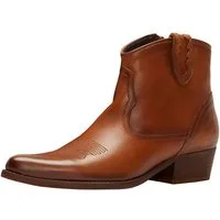 Felmini Stiefelette Leder . Cowboy Stiefelette