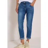 CECIL 5-Pocket-Jeans Style Scarlett mit Turn-Up und Leo-Tape