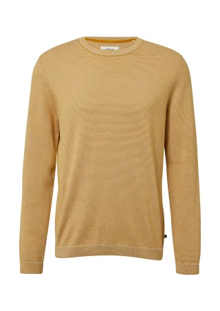 s.Oliver - Strickpullover gelb|weiß - Gr. - XXL