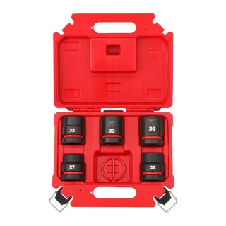 Milwaukee SHOCKWAVE Schlagnuss 3/4 kurz, 5-teiliges Set - 4932498749