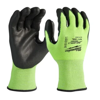 Milwaukee Hi-Vis Schnittschutzhandschuhe Klasse 3/C  11 - 4932478134