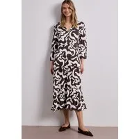STREET ONE Maxikleid mit allover Print