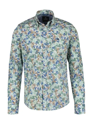 LERROS - BUTTON DOWN COASTAL SEA BLUE - Gr. - XXL