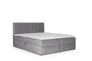 Boxspringbett Schlafzimmerbett CARERRA 200x200cm Grau