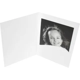 1x100 Daiber Portraitmappen Profi-Line bis 9x13cm weiß