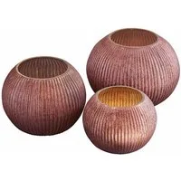 Mirabeau Windlicht Windlicht 3er Set Jalimeen lila (3er Set, 3er Set)
