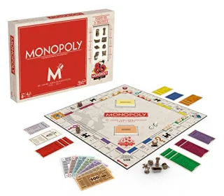 Hasbro B0622100 - Monopoly [80 Jahre Jubiläumsedition]
