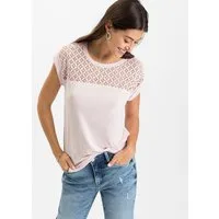 bonprix T-Shirt gerade Passform, Kurzarm, für vielseitige Anlässe, aus Viskose-Mix