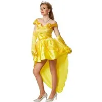 dressforfun Kostüm Frauenkostüm Sexy Prinzessin Belle, Sexy High-Low Trägerkleid