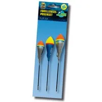Behr Forellenpose Forellensee Posenset 2g 3g 4g 3 Stück Schwimmer Set Posen Forelle, (Spar-Set, 3-St), präzise Führung und Bisserkennung