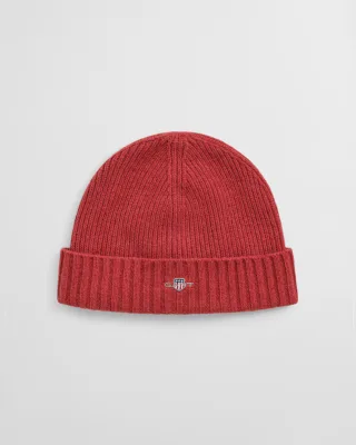 GANT - Shield Beanie aus Wolle modern rust - Gr. - OS