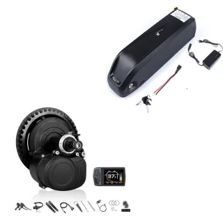 [EU Direct] TongSheng TSDZ2 48V 500W Electric Bike Mid Drive Motor Kits Hailong 1-2 48V 13AH 624Wh Electric Bike Battery