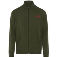 HUGO Sweatjacke Laze Zip Jacket mit seitlichen Taschen