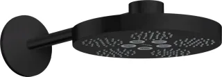 Hansgrohe Kopfbrause Axor One 280 2jet mit Brausearm mattschwarz, 48492670 48492670