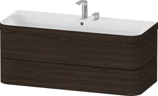 Duravit Happy D.2 Plus c-bonded Set wandhängend Nussbaum gebürstet 1175x490x480 mm - HP4639E69690000 HP4639E69690000
