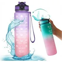WS-Trend Trinkflasche XL Sportflasche Wasserflasche Flasche 1000 ml in 7 Farben