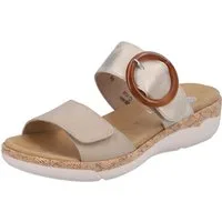 Remonte Pantolette Keilabsatz, Sommerschuh, Schlupfschuh mit Wechselfußbett