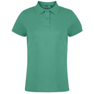 Asquith & Fox - Unifarbenes Poloshirt - Damen (Zartgrün)