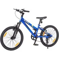 Vankel Kinderfahrrad 20 Zoll, Mountainbike, Jungen Mädchen, 6 Gang, Kettenschaltung, 20 Zoll, für6-10 Jahre, mit Hochwertige V-Bremse