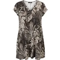 Doris Streich Longshirt (1-tlg) mit Allover-Print