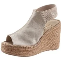 Replay Tyne Sandalette, Sommerschuh, Sandale, Keilabsatz, mit Glitzerlogo an der Ferse